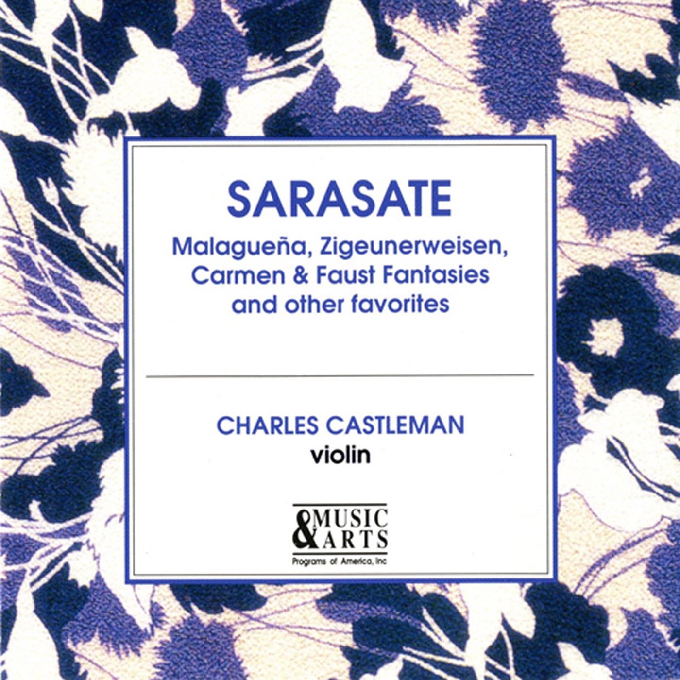 Sarasate Violin Favorites album cover