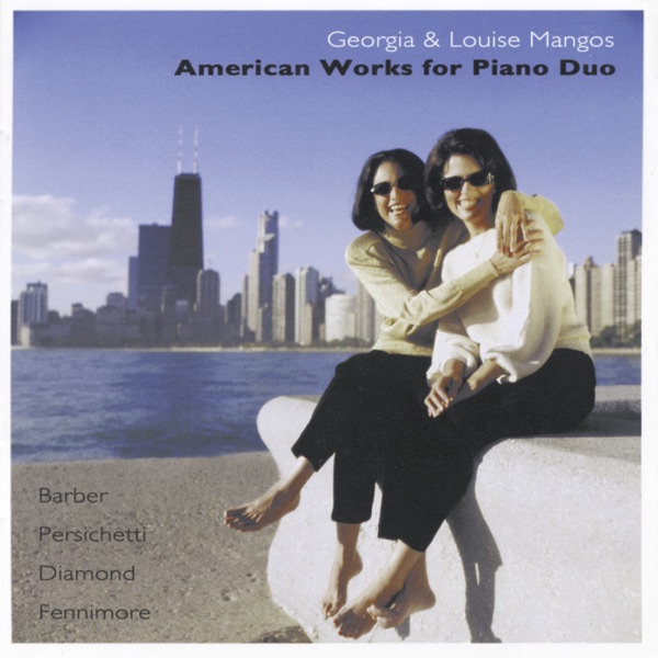 American Works for Piano Duo album cover