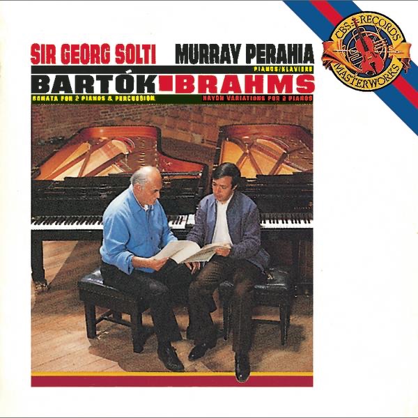 Bartók: Sonata for Two Pianos and Percussion & Brahms: Variations On a Theme By Haydn for Two Pianos album cover