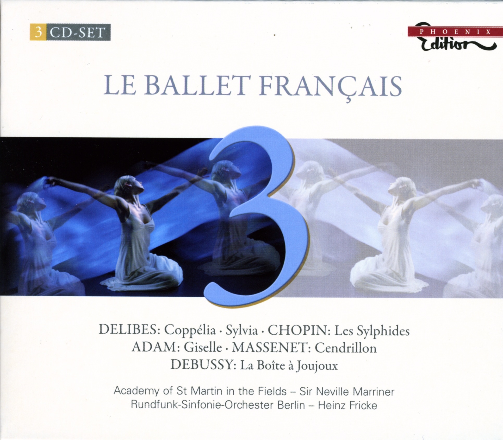 Ballets - Delibes, L. - Chopin, F. - Adam, A. - Massenet, J. - Debussy, C. album cover