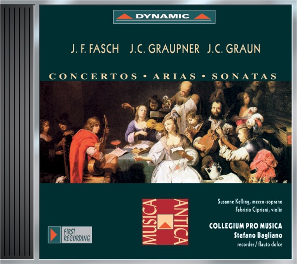 Fasch - Graupner - Graun: Recorder Sonatas and Concertos album cover
