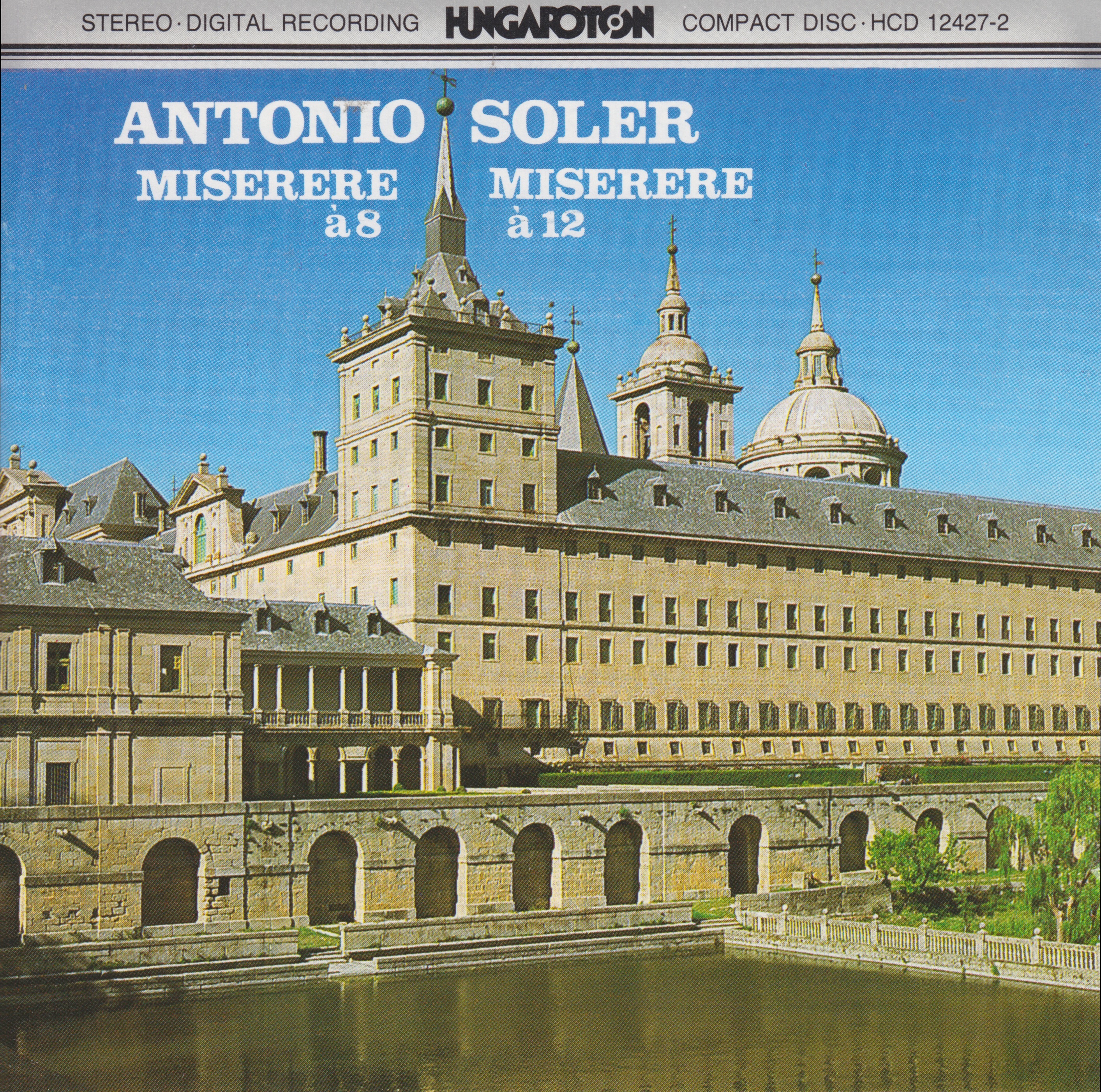 A. Soler: Miserere a8 and Miserere a12 album cover