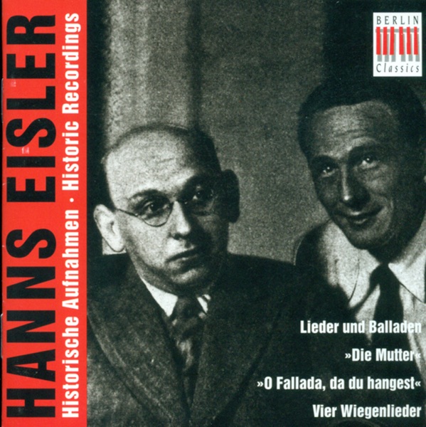 Eisler: Vocal Music album cover