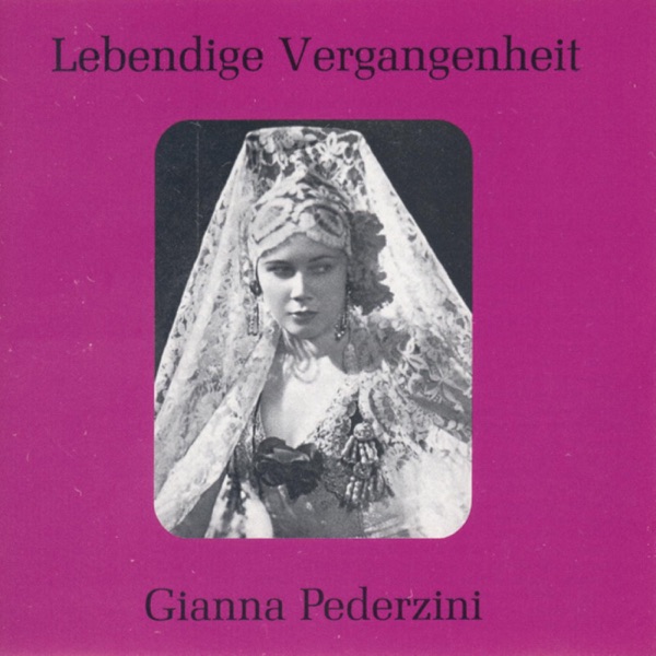 Lebendige Vergangenheit - Gianna Pederzini album cover