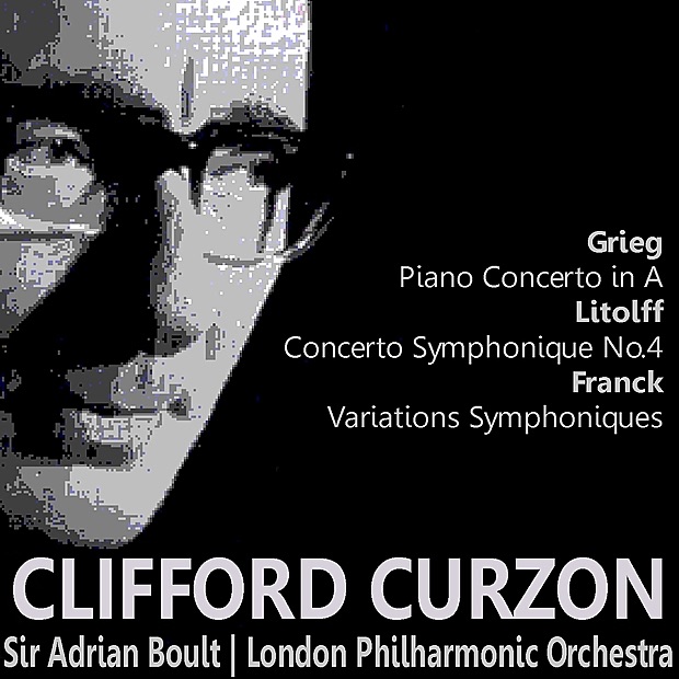 Gieg: Piano Concerto in A - Litolff: Concerto Symphonique No. 4 - Franck: Variations Symphoniques album cover