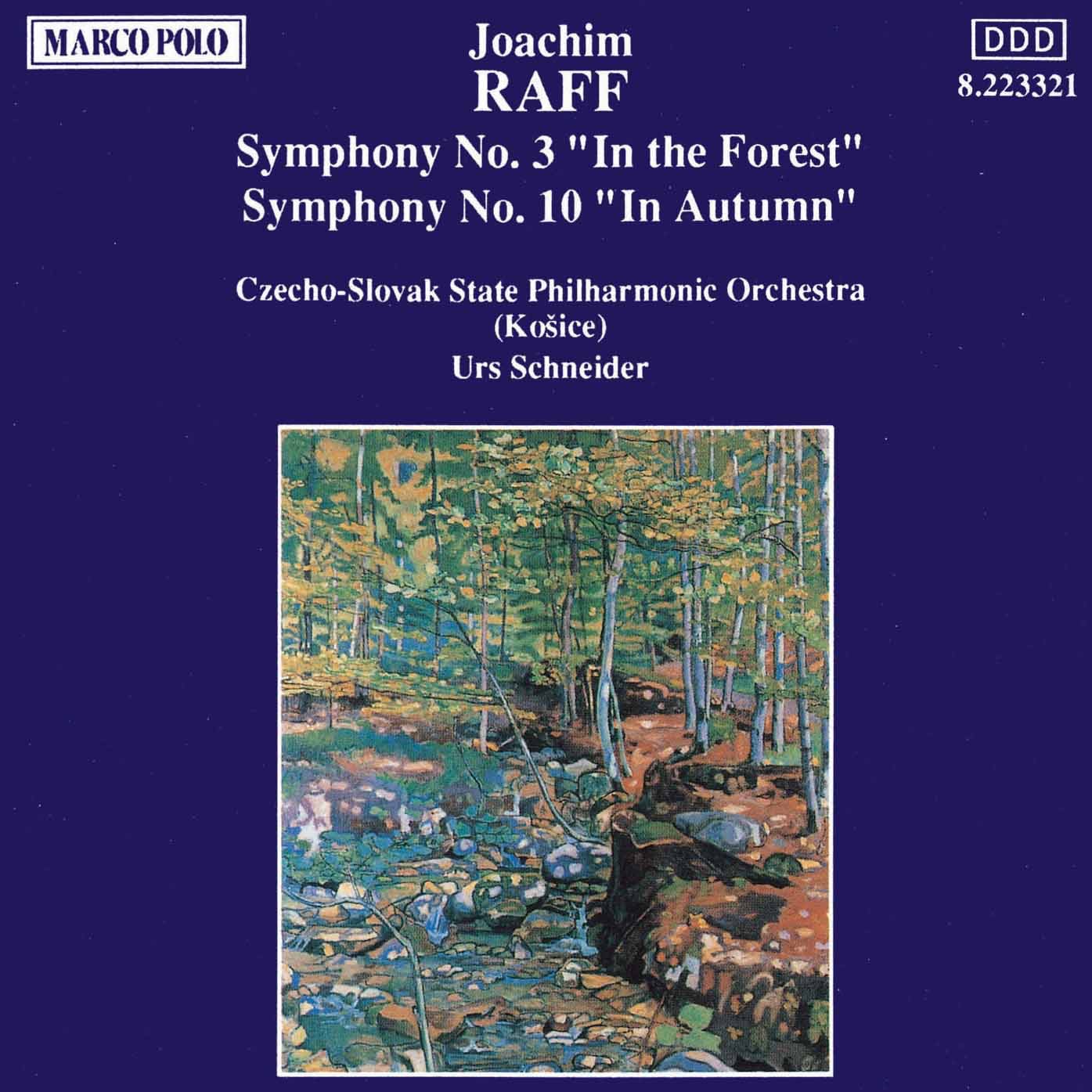 Raff: Symphonies Nos. 3 & 10 album cover