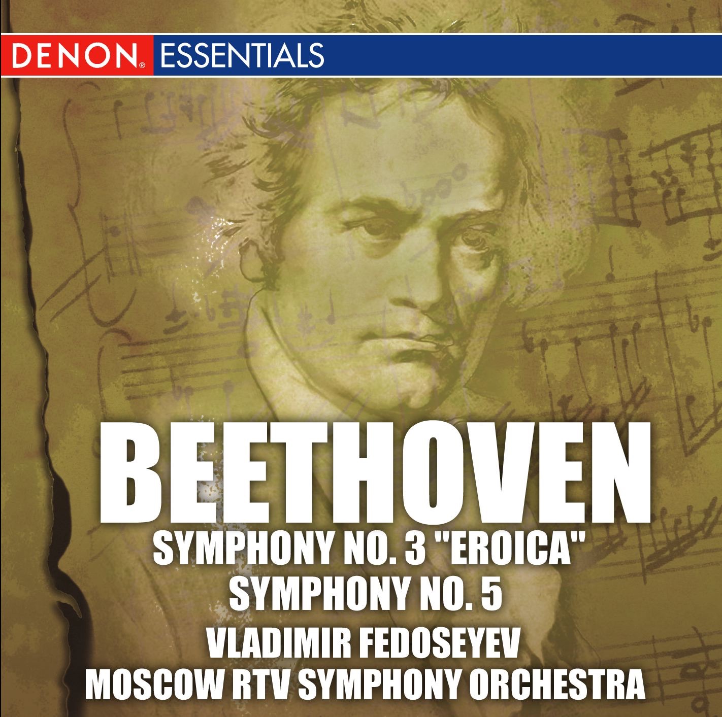 Beethoven: Eroica and 5th Symphonies album cover