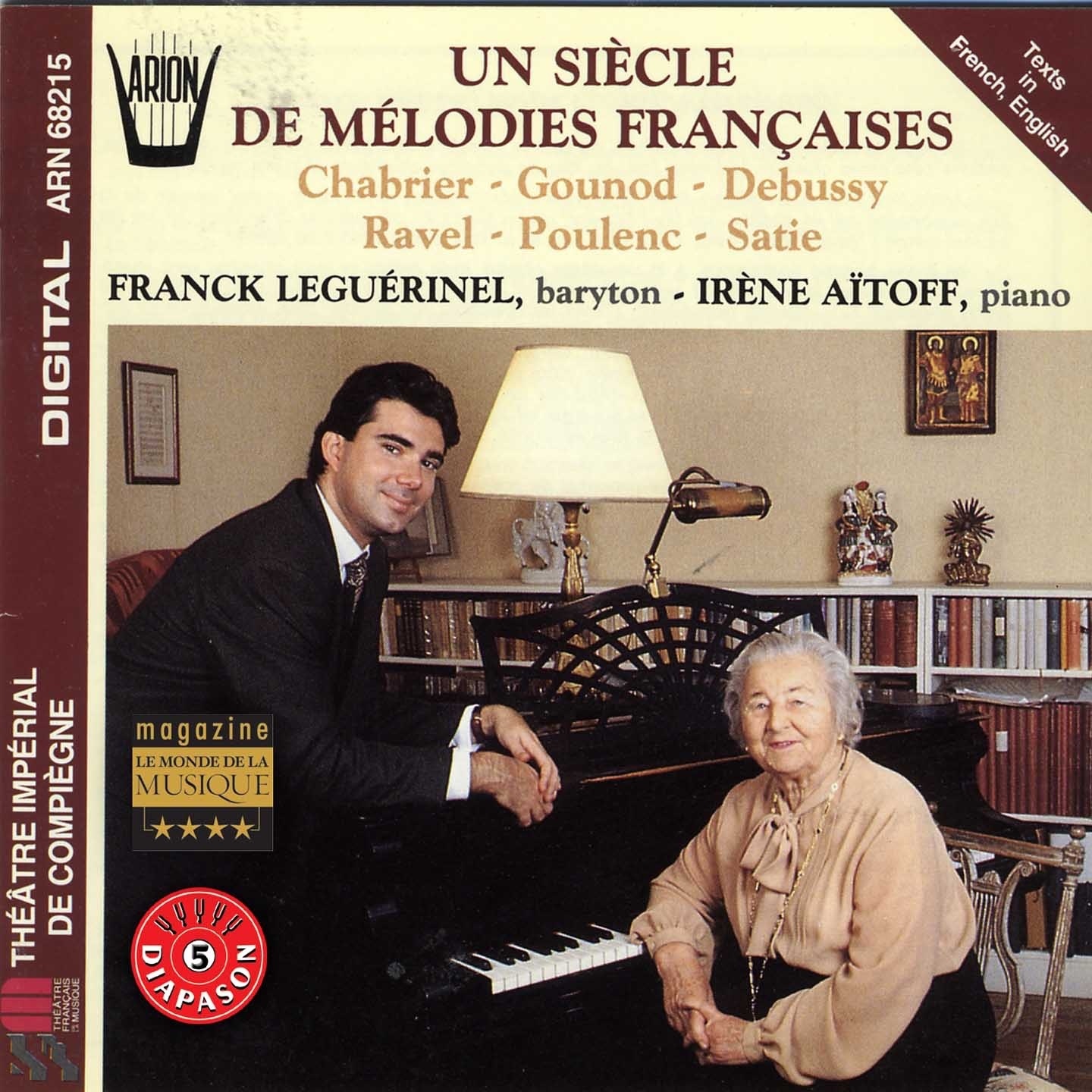 Un siècle de mélodies françaises album cover