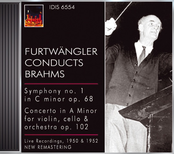 Brahms, J.: Symphony No. 1 - Double Concerto, Op. 102 (Furtwangler) (1950, 1952) album cover