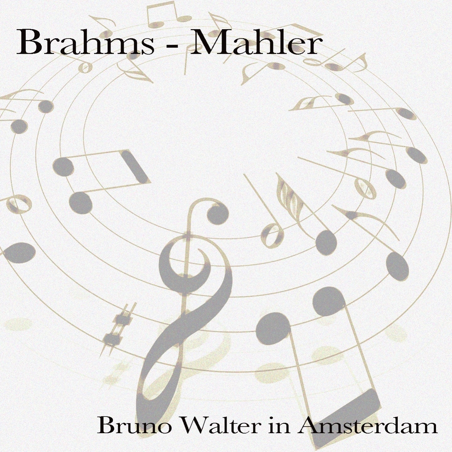 Brahms & Mahler: Bruno Walter in Amsterdam album cover