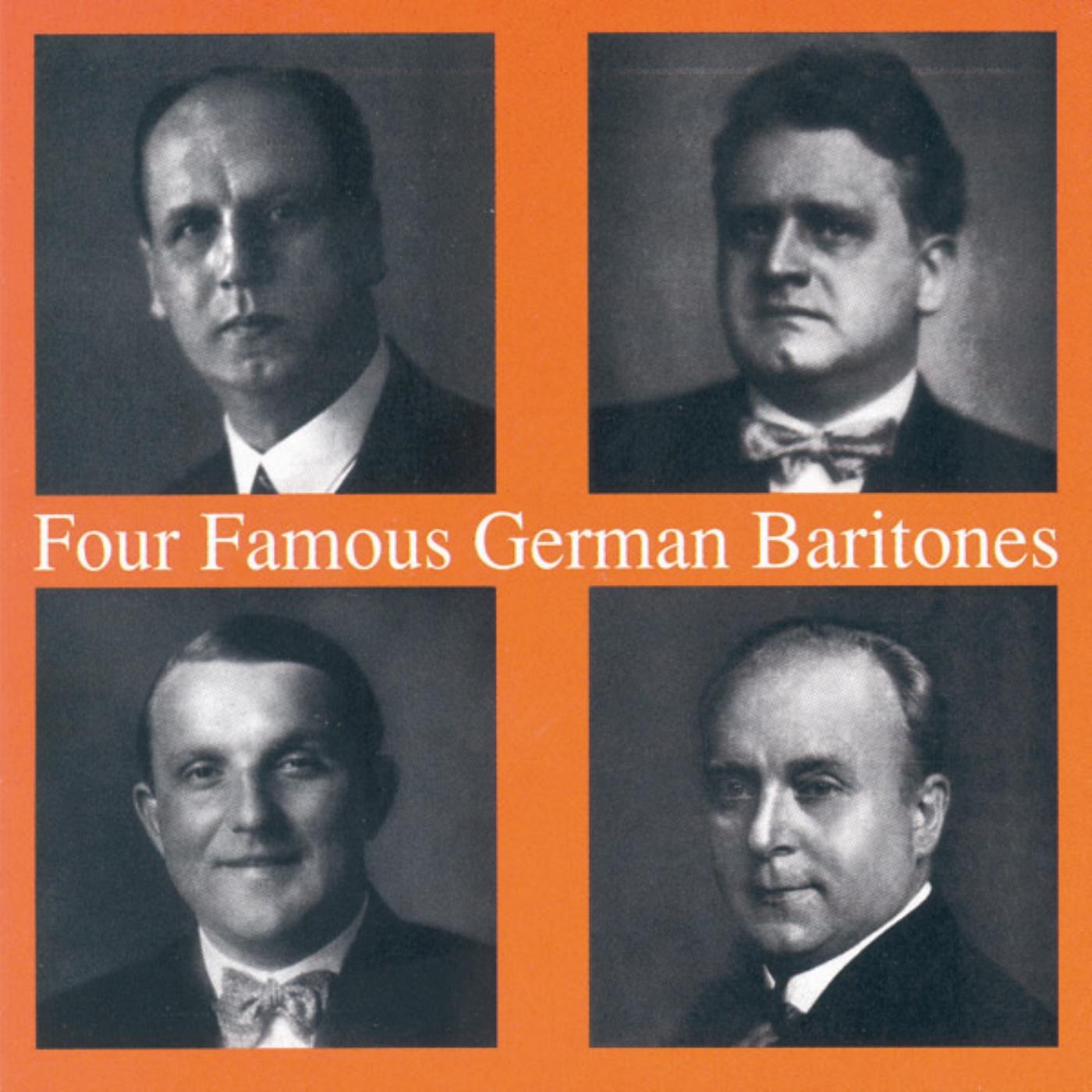Four Famous German Baritones album cover