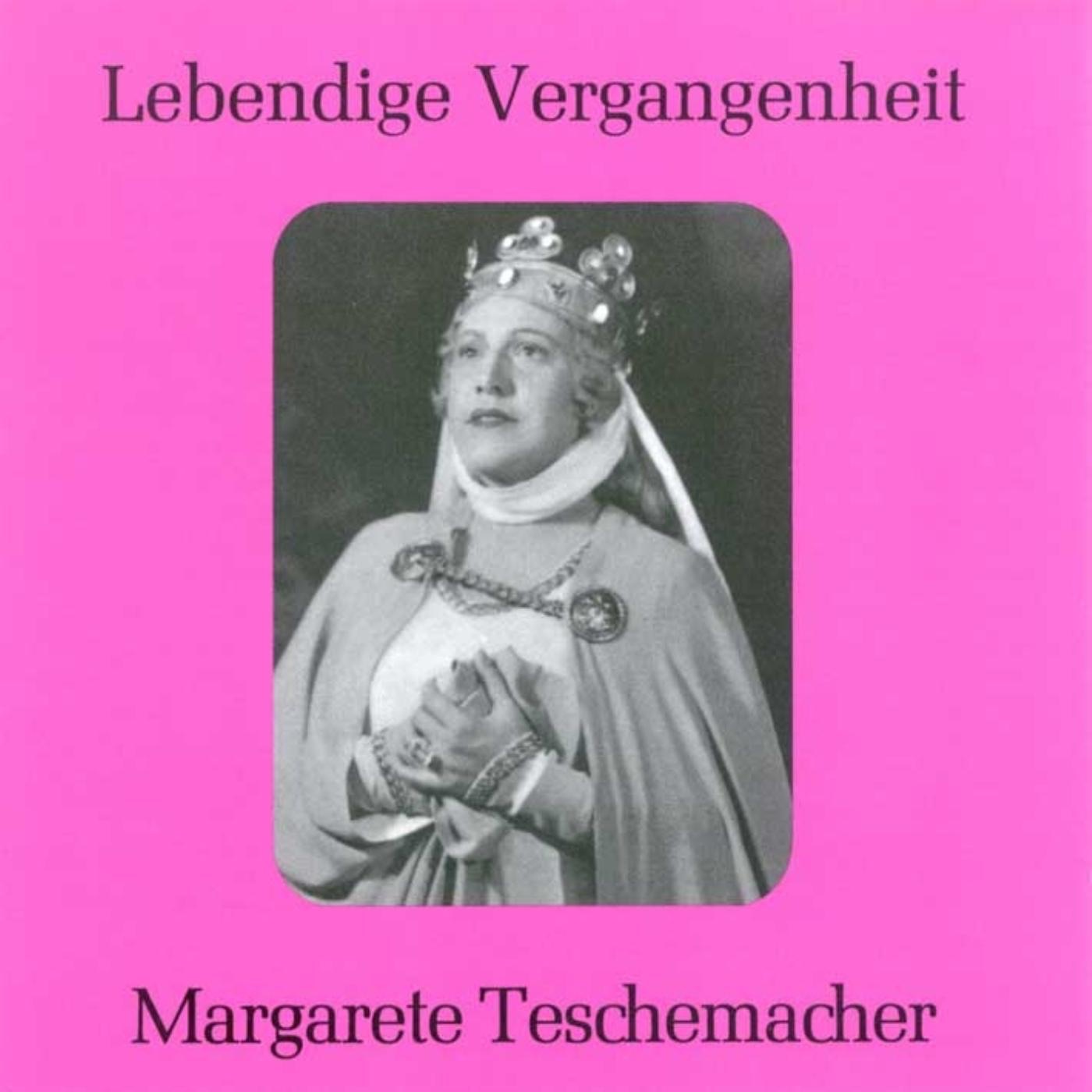 Lebendige Vergangenheit - Margarete Teschemacher album cover