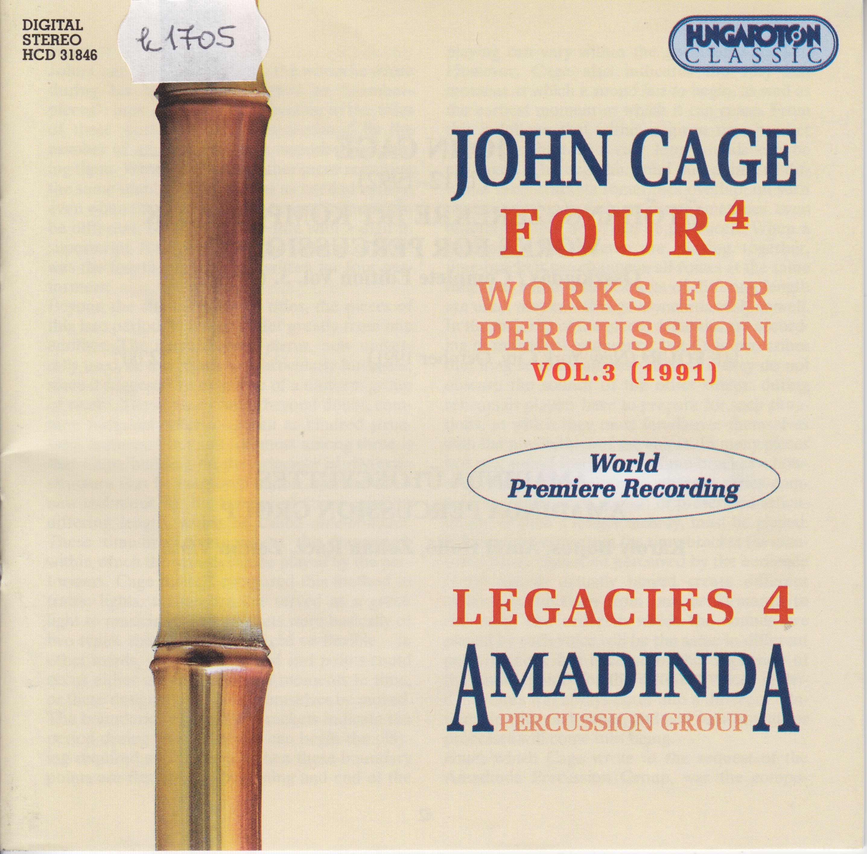 Works for Percussion - Four4 album cover