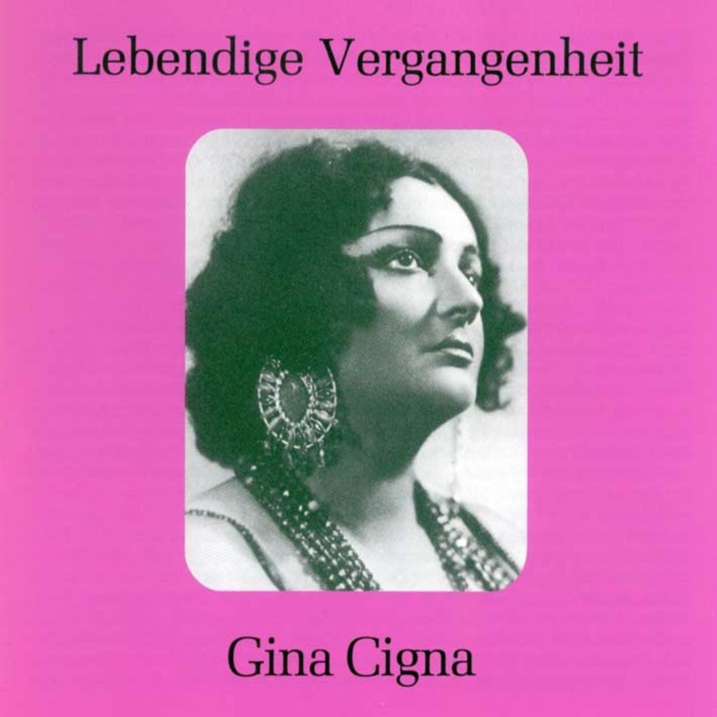 Lebendige Vergangenheit - Gina Cigna album cover