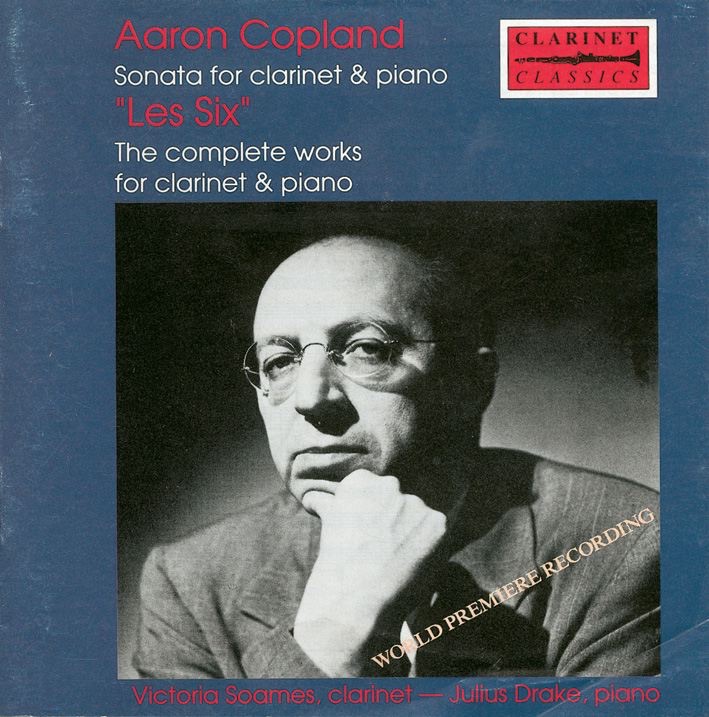 Copland and "Les Six": Works for Clarinet and Piano album cover