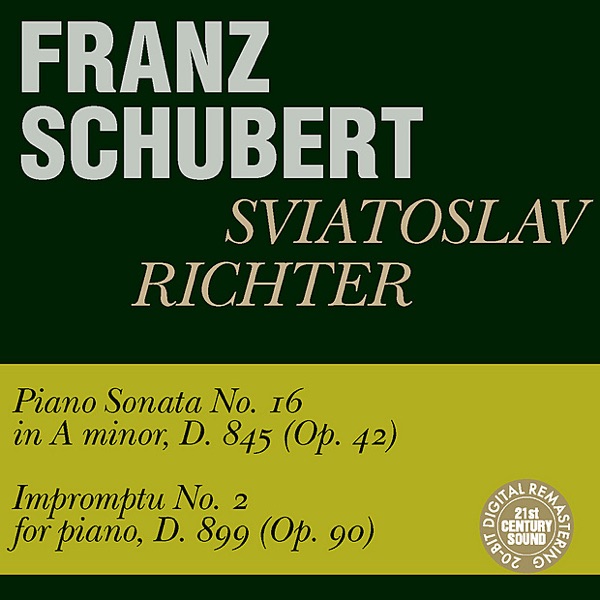 Schubert: Piano Sonata No. 16, Impromptu No. 2 album cover