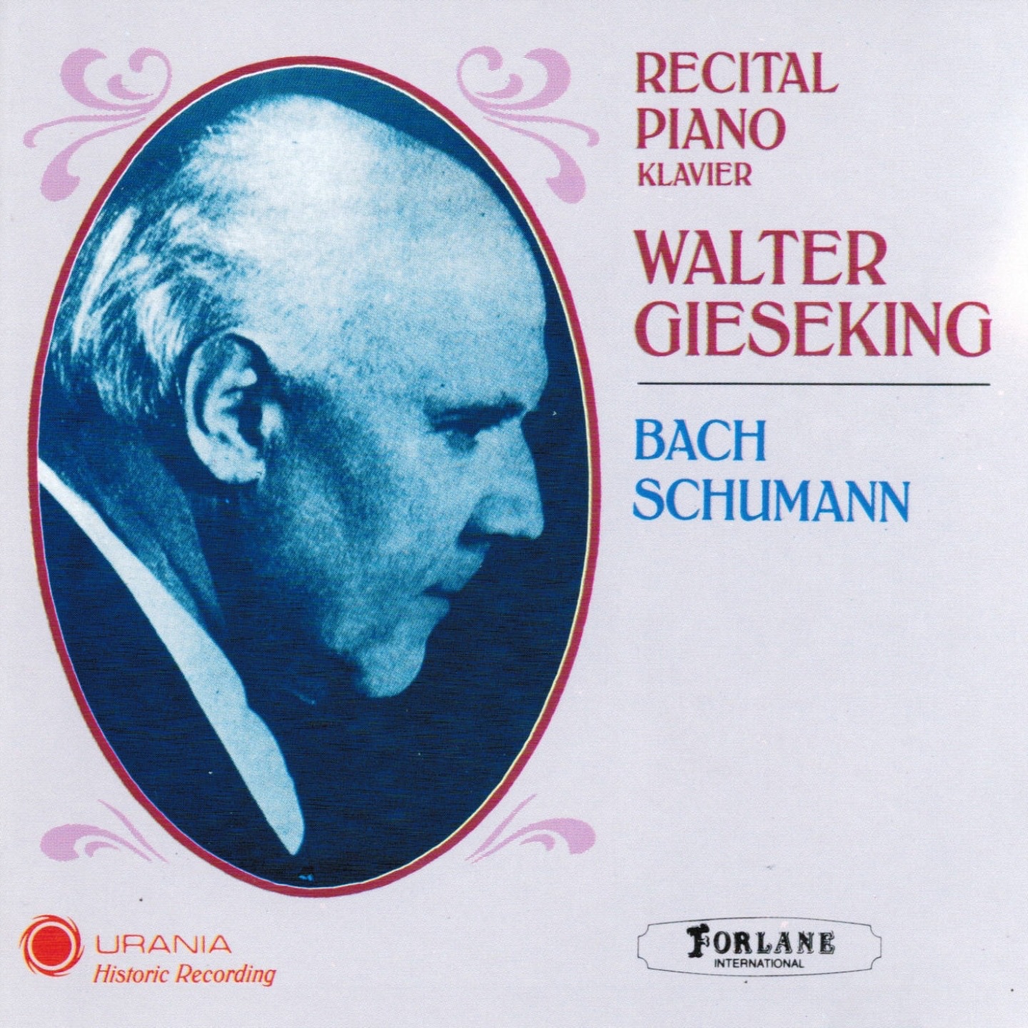 Bach - Schumann: Recital Piano album cover