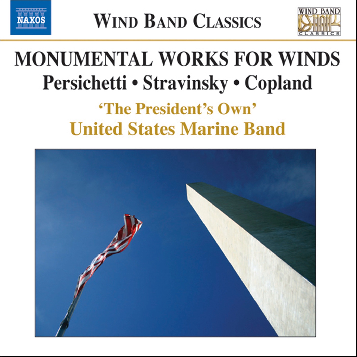 Monumental Works for Winds album cover
