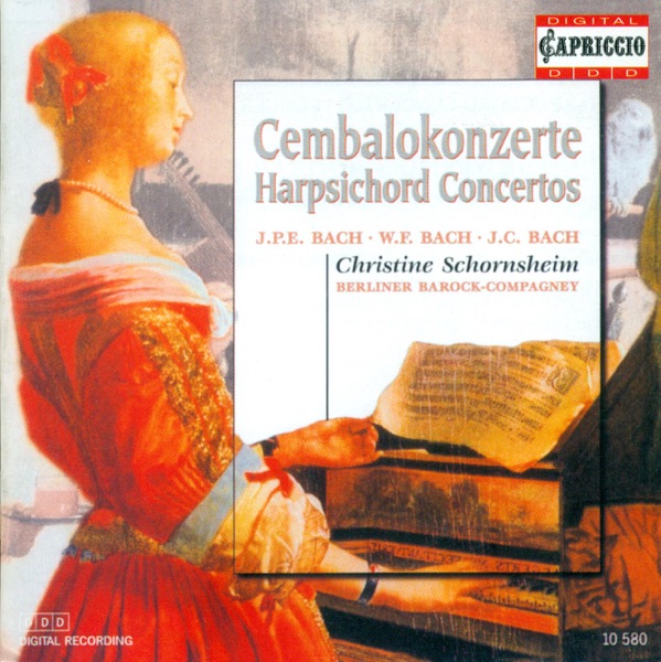 C.P.E. Bach: Keyboard Concerto, Wq. 14 - W.F. Bach: Harpsichord Concerto, F. 41 - J.C. Bach: Harpsic album cover