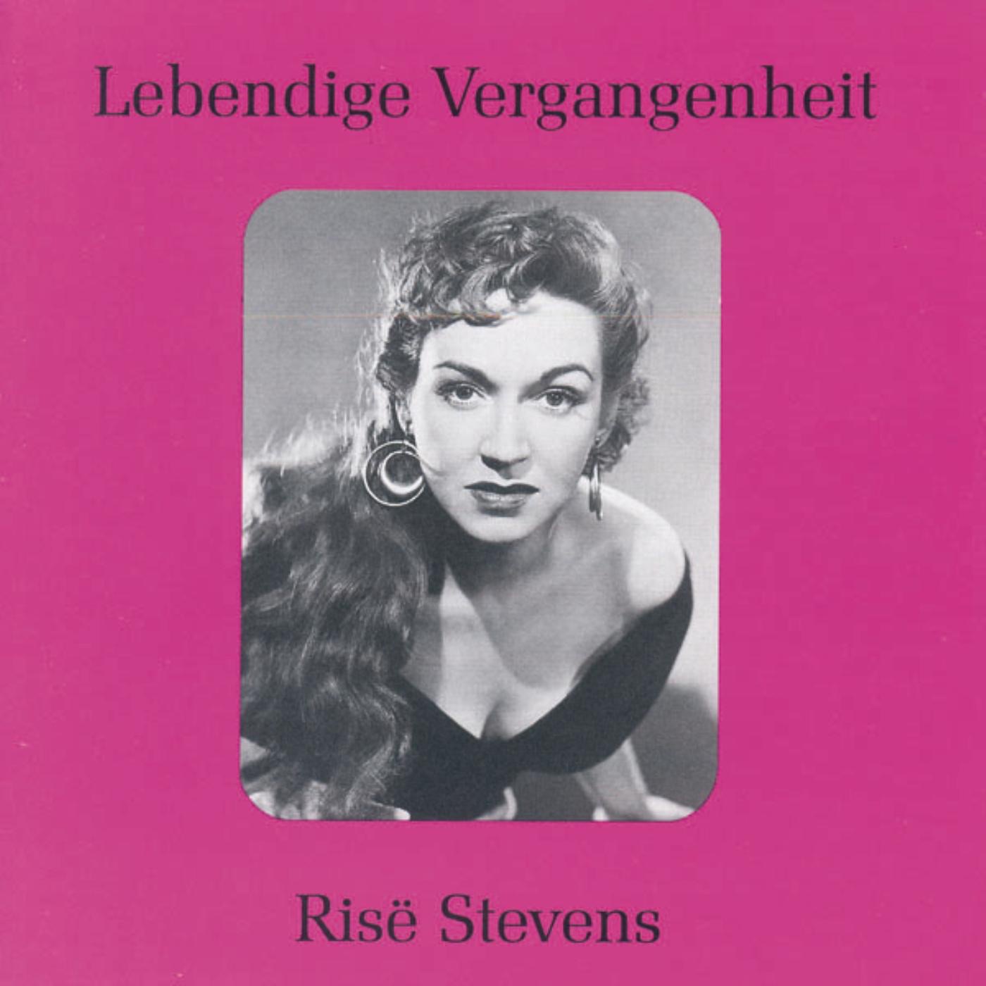 Lebendige Vergangenheit - Risë Stevens album cover
