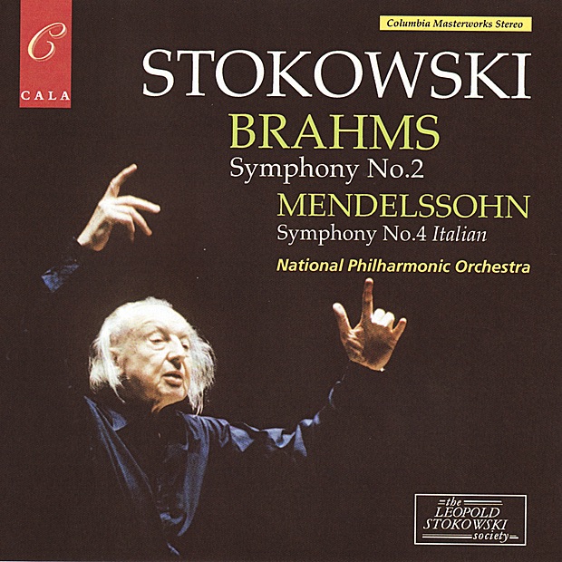 Brahms: Symphony No. 2 - Mendelssohn: Symphony No. 4 album cover