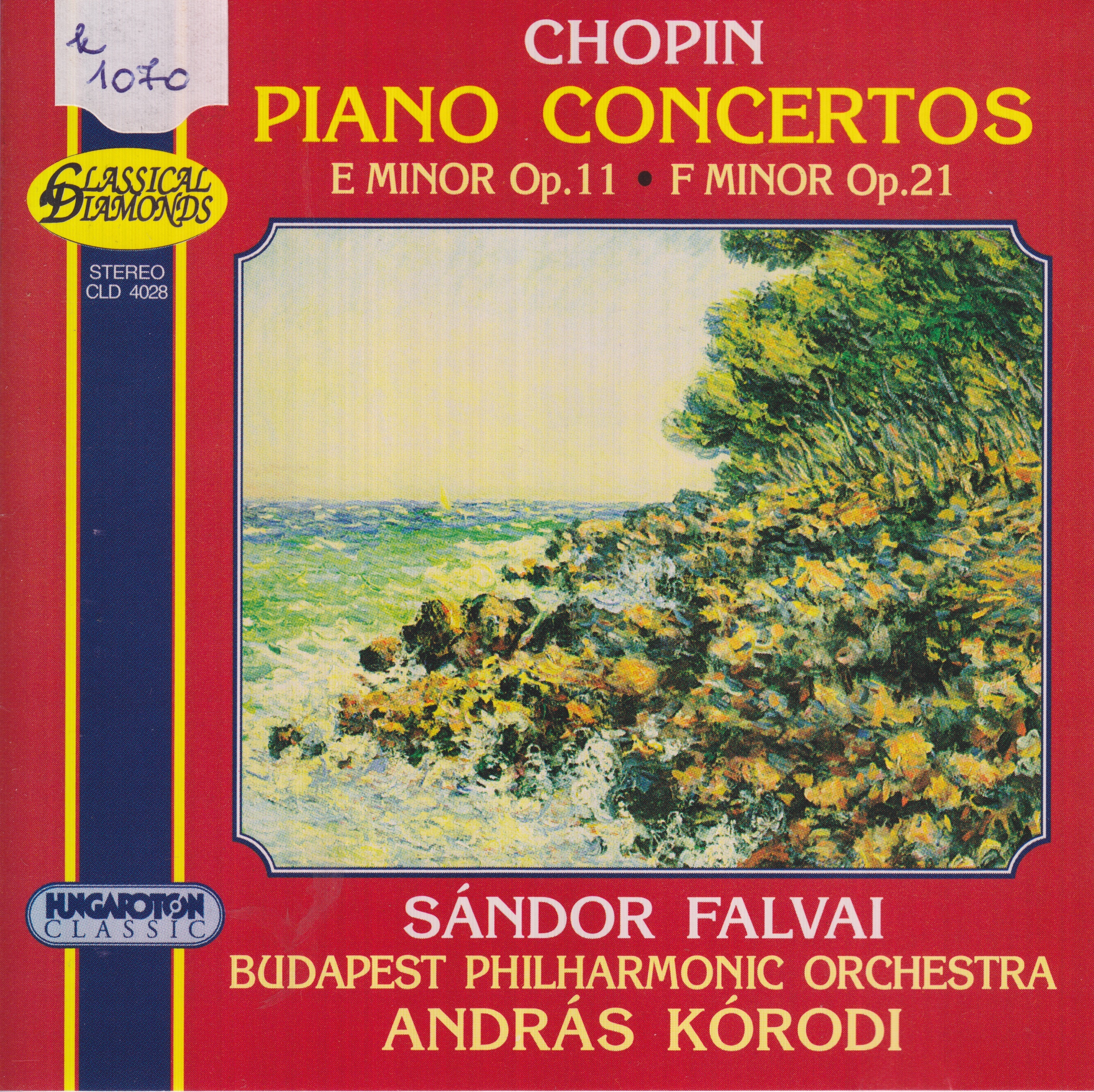 Chopin: Piano concertos Nos. 1-2 album cover