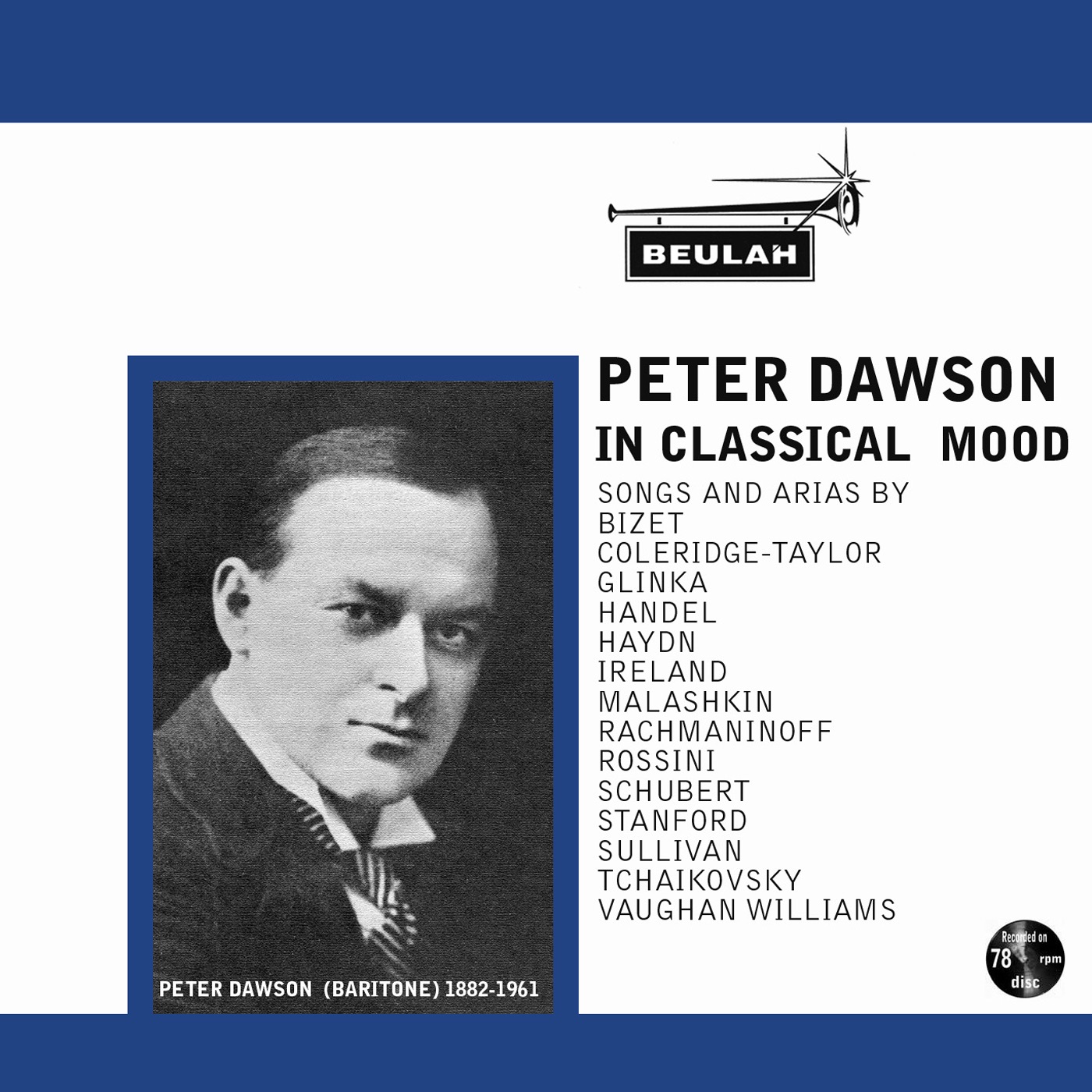 Peter Dawson In Classical Mood album cover