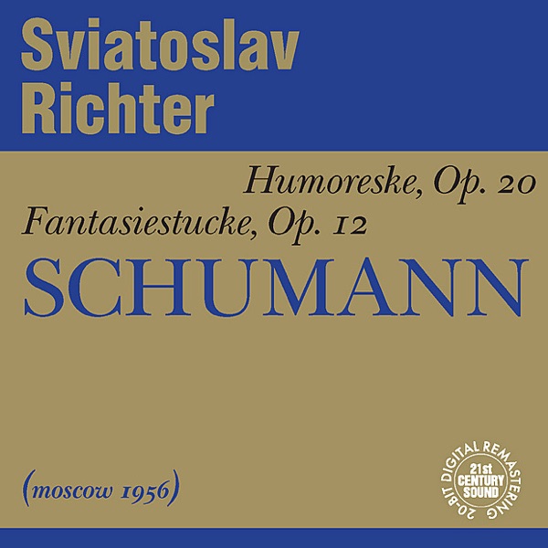 Schumann: Humoreske, Fantasy Pieces album cover