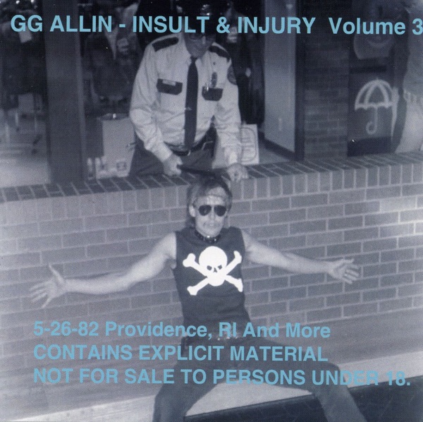 Insult & Injury Vol. 3 Live In Providence, RI. 5-26-1982 album cover