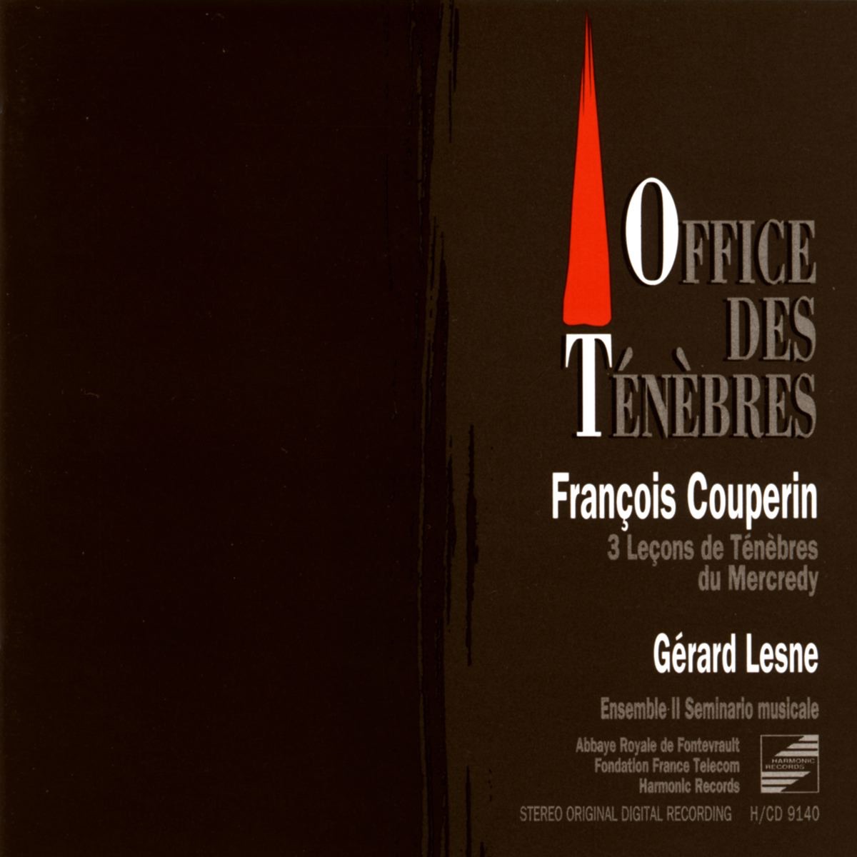 François Couperin: 3 Leçons de Ténèbres du Mercredy (Office des Ténèbres de la Semaine Sainte) album cover