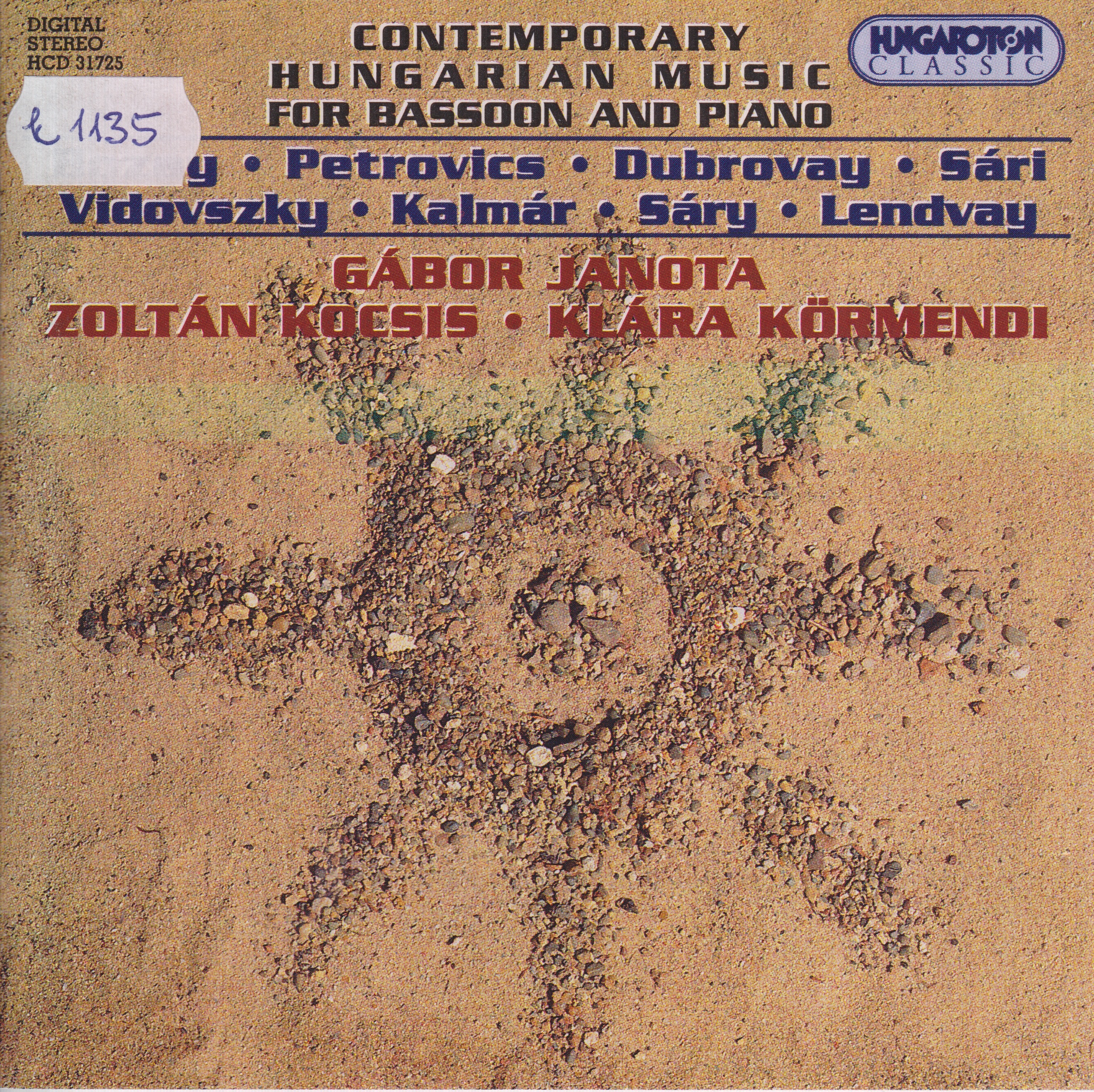 Contemporary Hungarian Music for Basson and Piano album cover