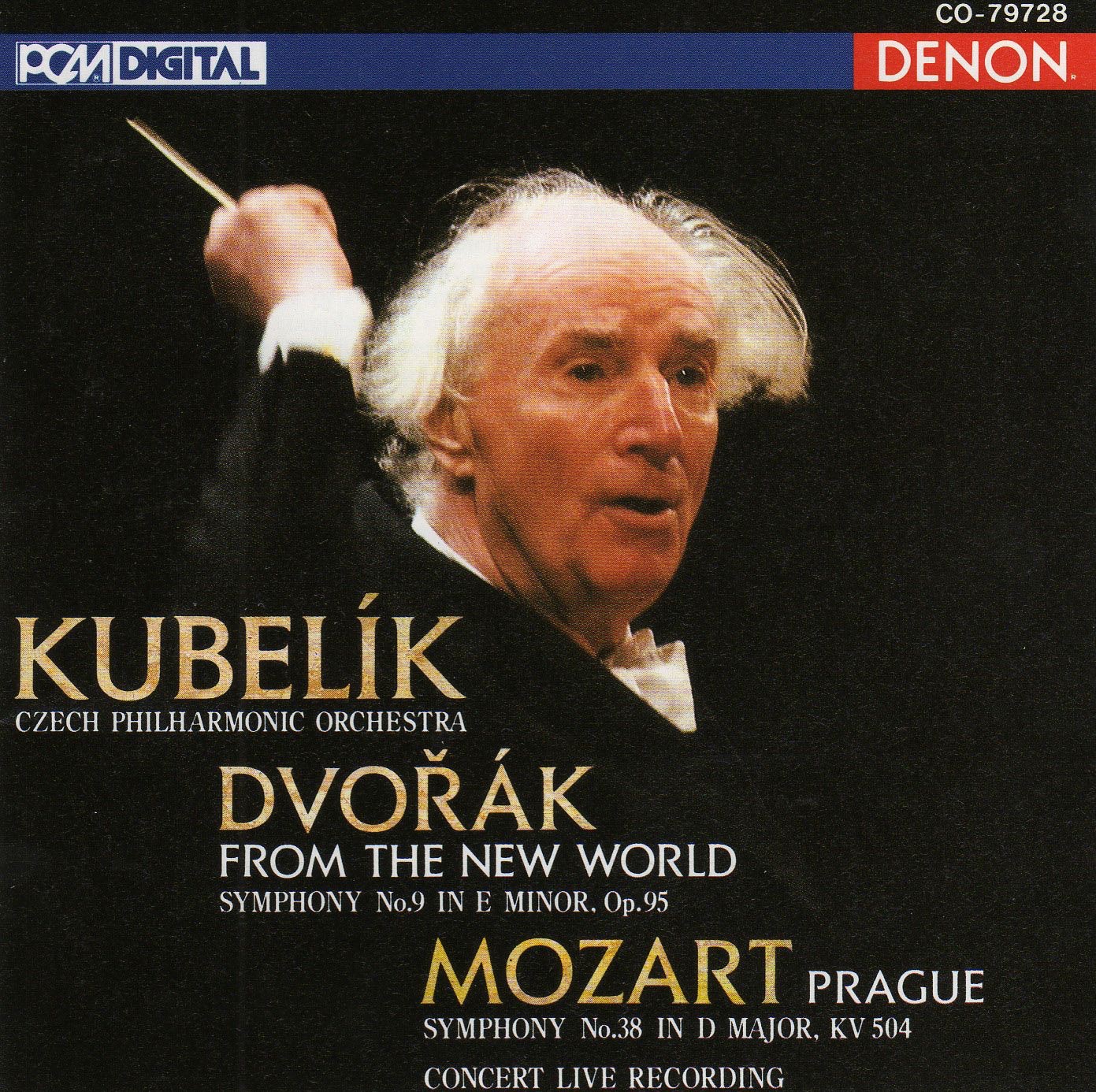 Mozart: Symphony No. 38 - Dvořák: Symphony No. 9 album cover