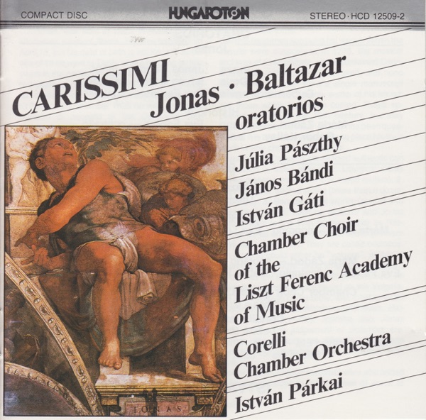 Giacomo Carissimi: Jonas, Baltazar album cover