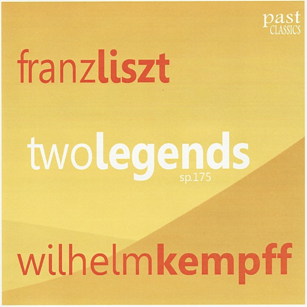 Liszt: Two Legends album cover