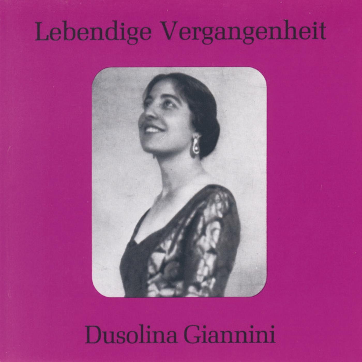 Lebendige Vergangenheit - Dusolina Giannini album cover