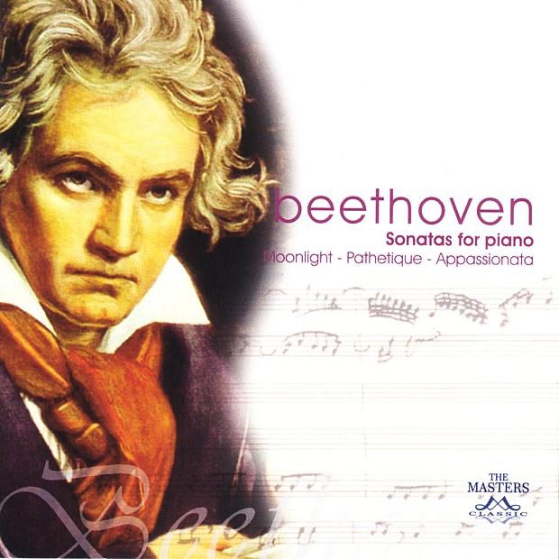 Beethoven: Sonatas For Piano "Moonlight", "Pathetique", "Appassionata" album cover