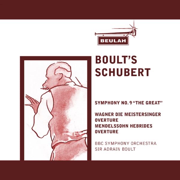 Boult's Schubert album cover