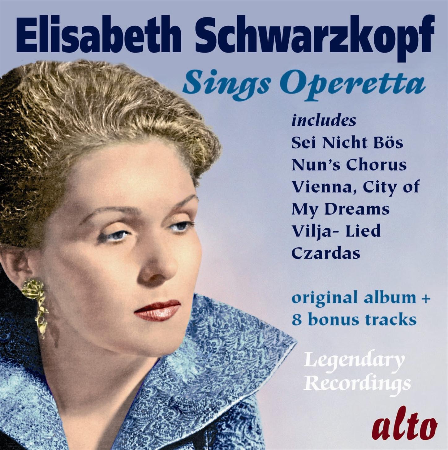Elisabeth Schwarzkopf sings Operetta album cover