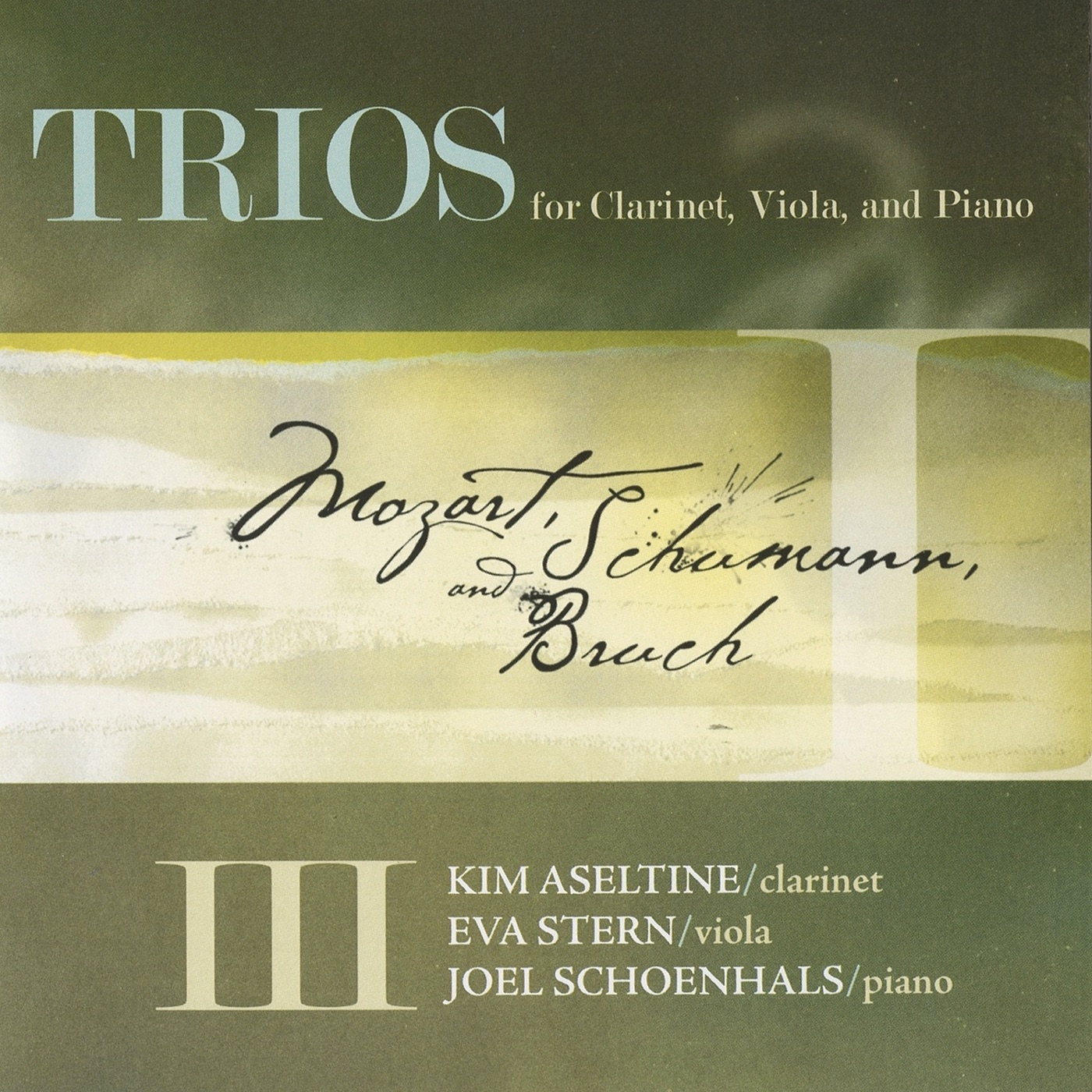 Trios for Clarinet, Viola and Piano album cover