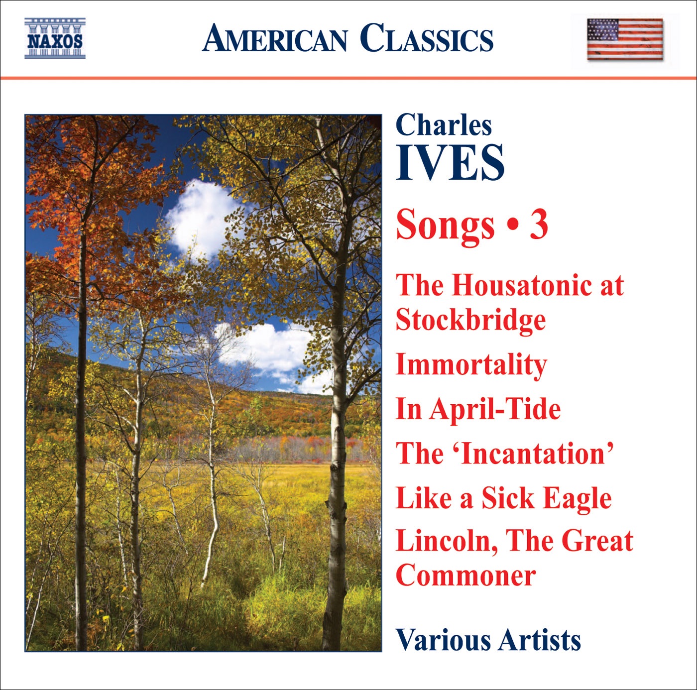 Ives: Songs, Vol. 3 album cover