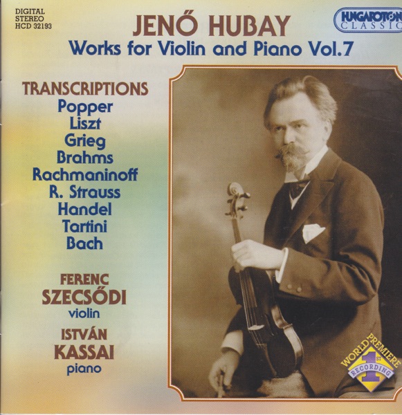 Works for Violin and Piano Vol.7 - Transcriptions album cover