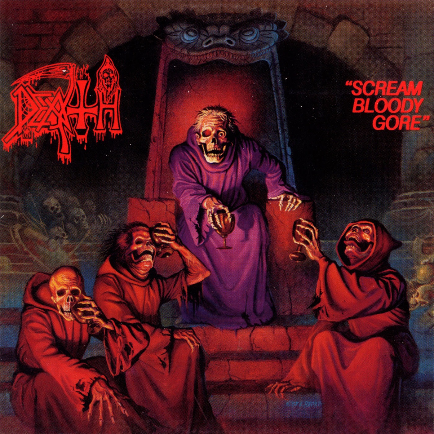 Scream Bloody Gore album cover