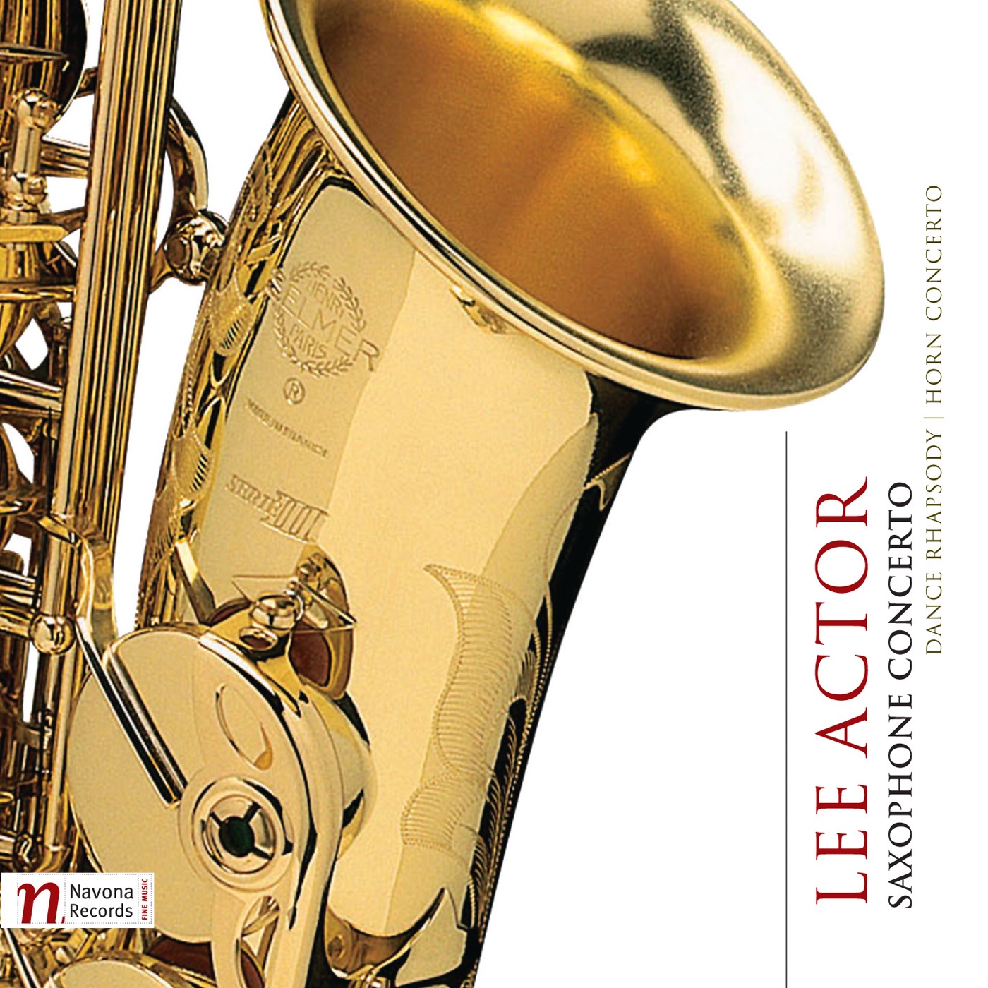 Actor: Saxophone Concerto album cover