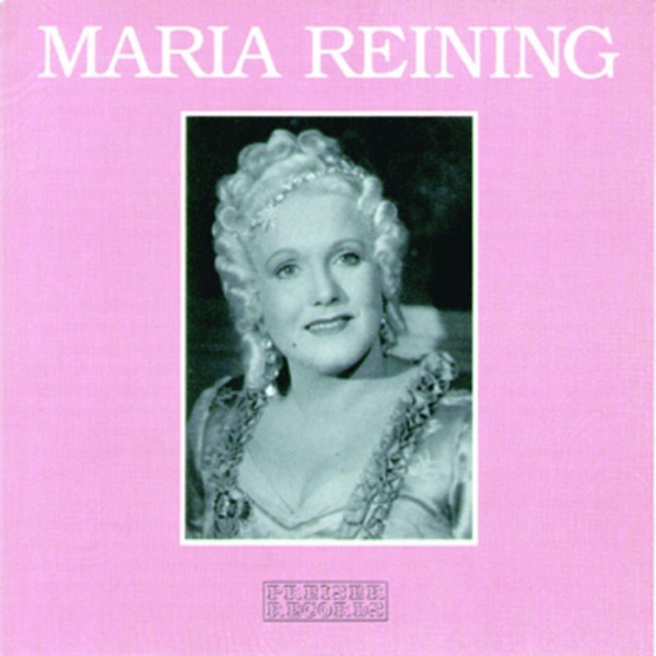 Maria Reining album cover