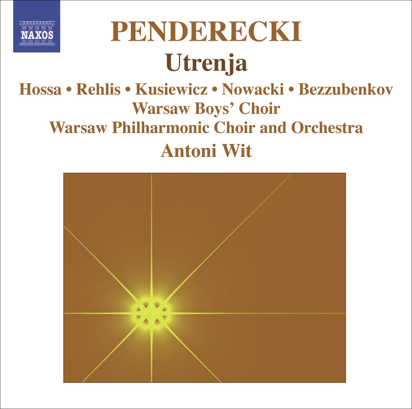 Penderecki: Utrenja album cover
