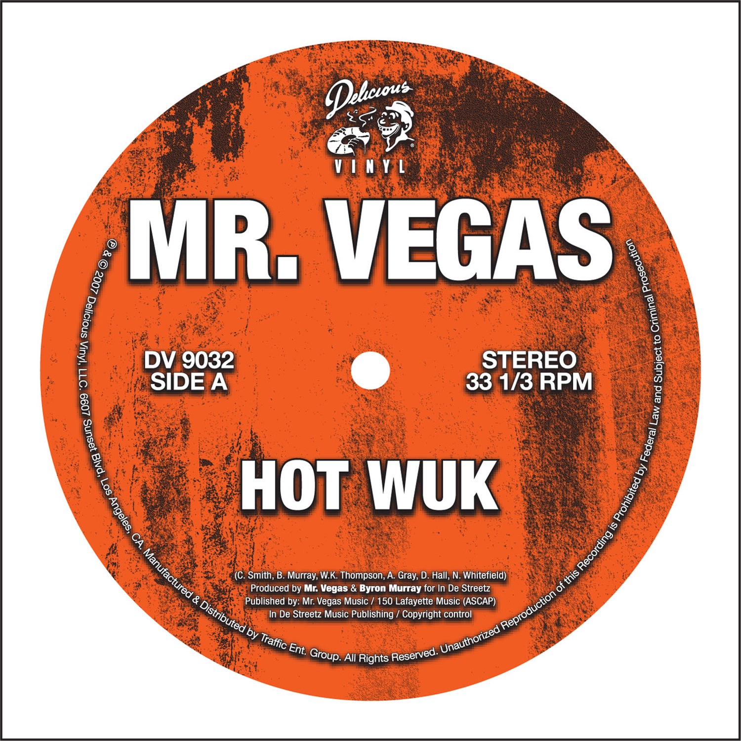 Hot Wuk 12" album cover