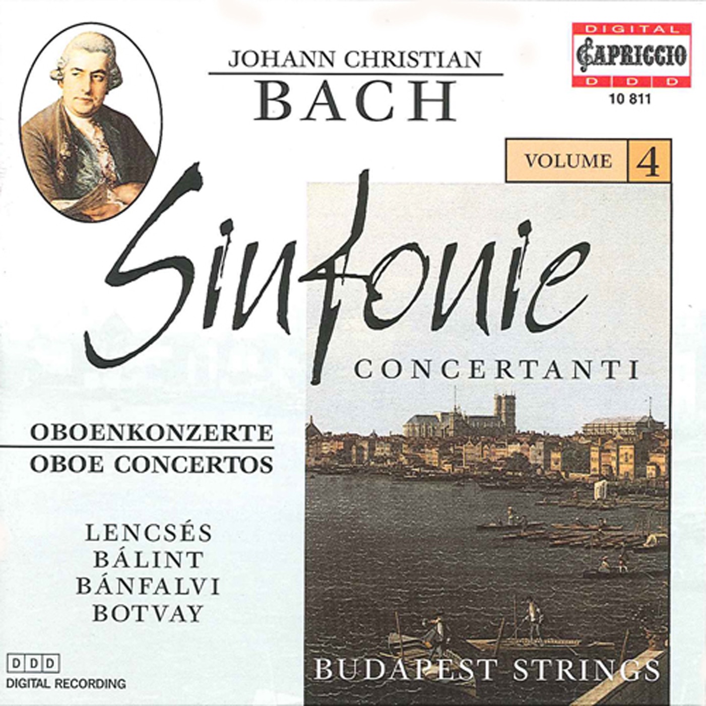 Bach, J.C.: Sinfonie Concertanti, Vol. 4 album cover