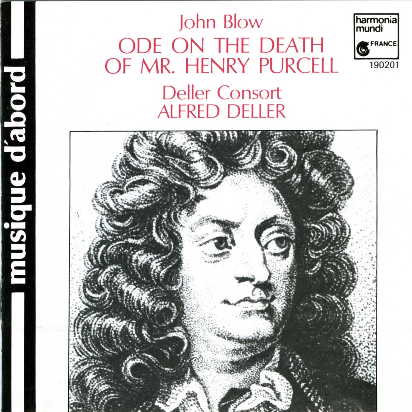 Blow: Ode on the Death of Mr. Henry Purcell album cover