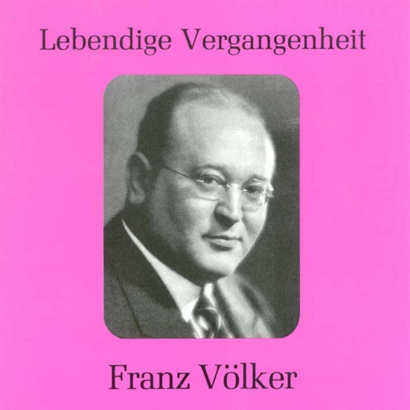 Lebendige Vergangenheit - Franz Völker album cover