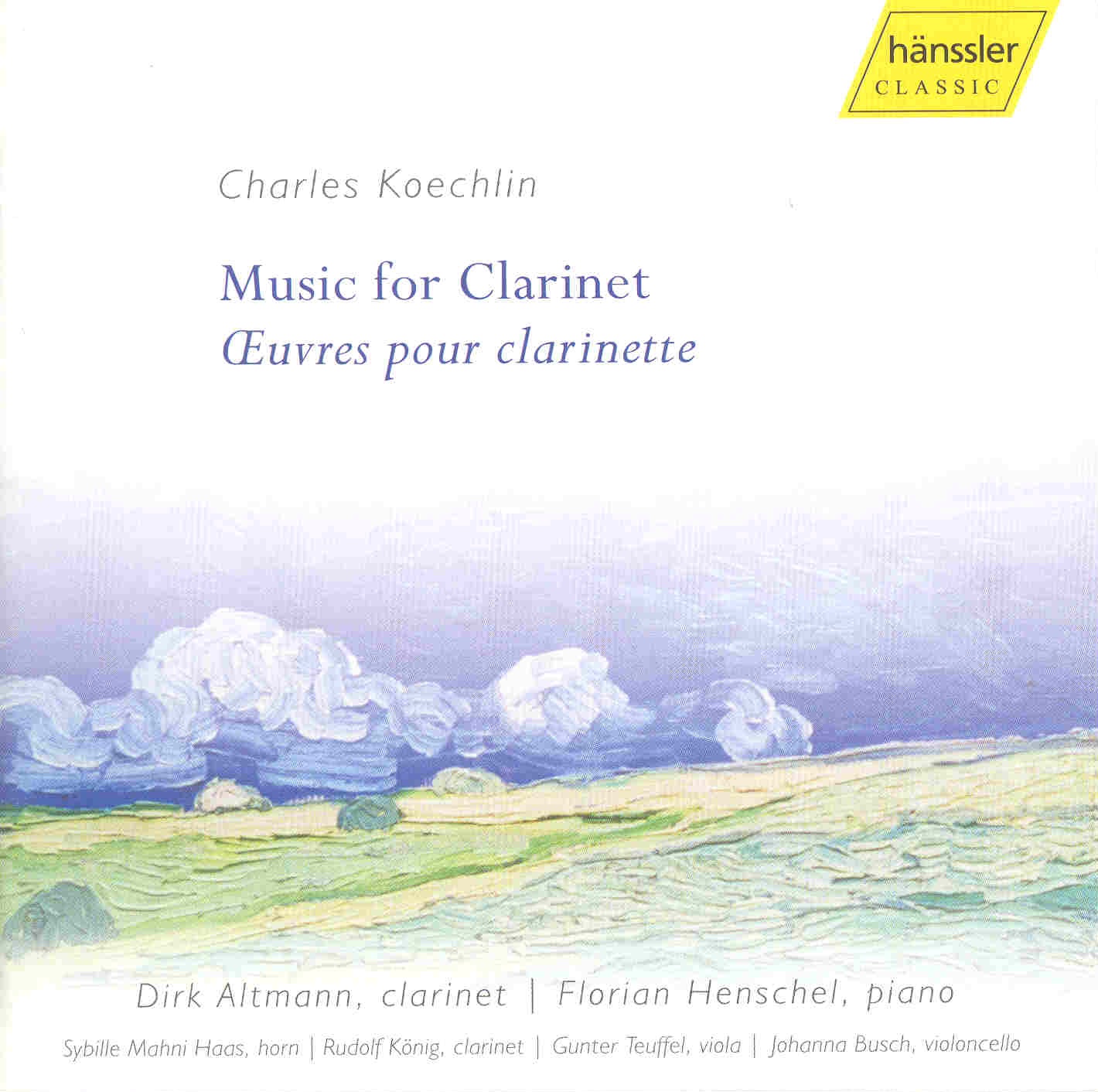 Koechlin: Music for Clarinet album cover